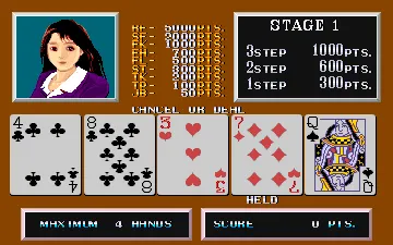 Poker Ladies screen shot game playing